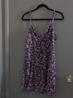 wild fable Purple Floral Slip Dress